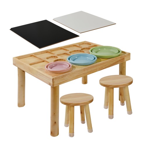 Wooden sensory table for - wooden,