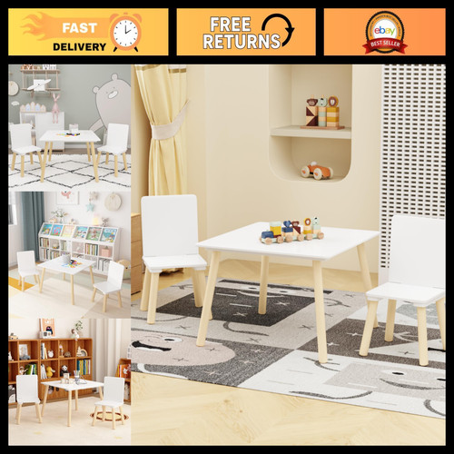 Piece table and chair - 3-piece, set